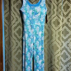 Lilly Pulitzer Blue and Green Jumpsuit